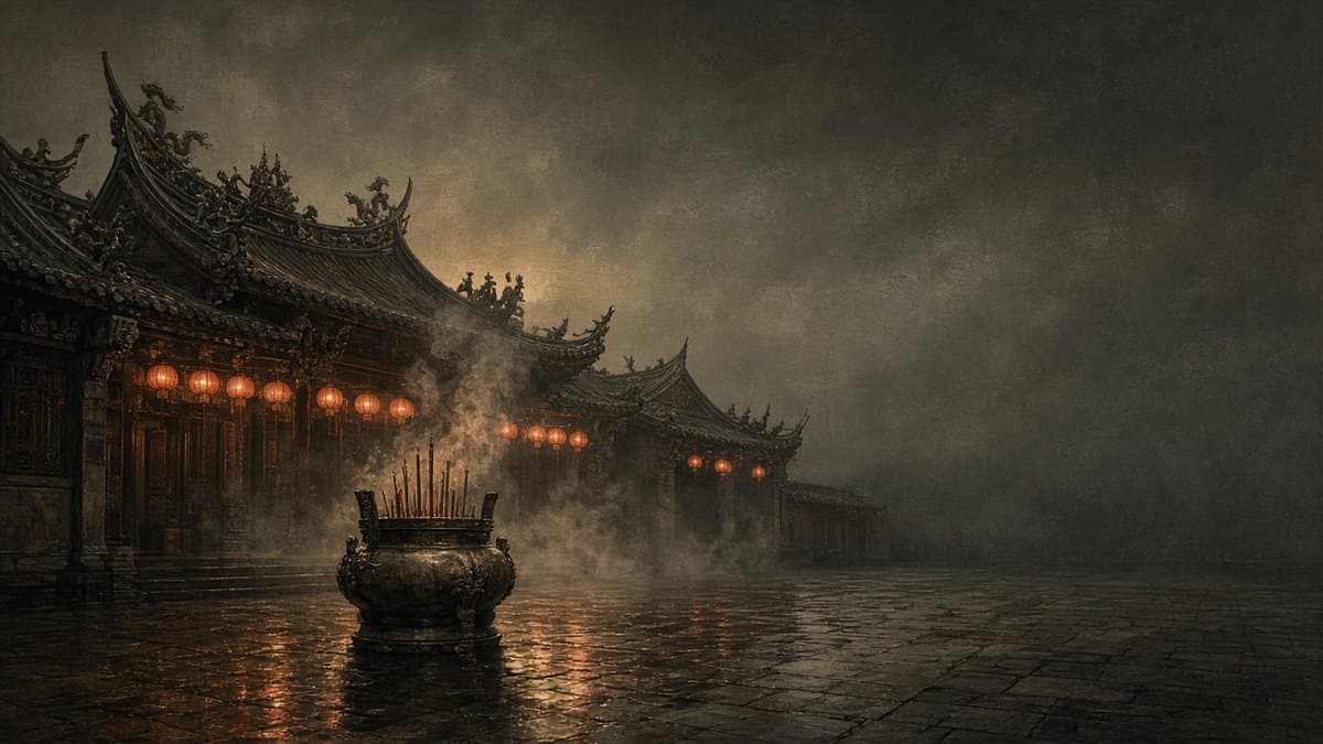 長春祠夜裡的鑿石聲